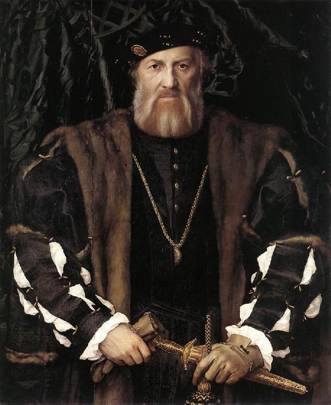 HOLBEIN, Hans the Younger Portrait of Charles de Solier, Lord of Morette ag oil painting picture